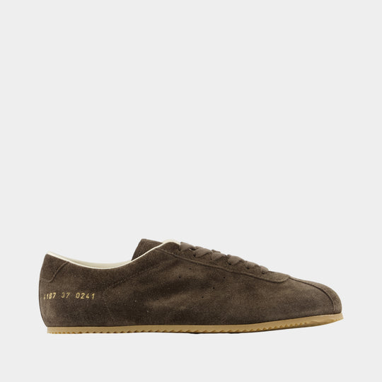 Driving Shoe Sneakers - COMMON PROJECTS - Leather - Khaki
