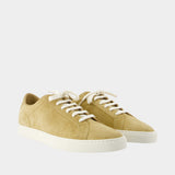 Achilles Slim Premium Sneakers - COMMON PROJECTS - Leather - Beige