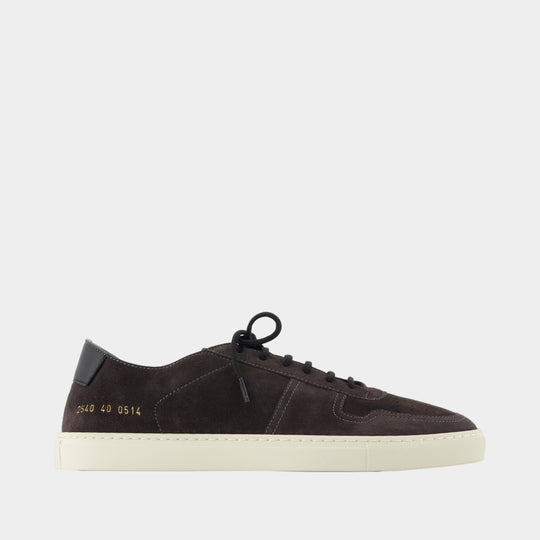Bball Slim Deconstructed Sneakers - COMMON PROJECTS - Leather - Black