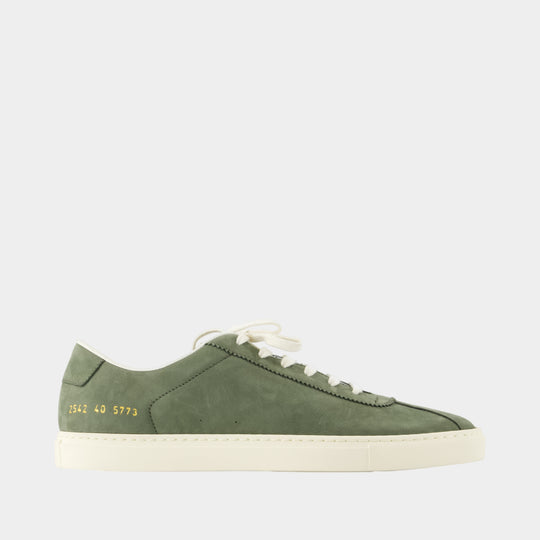 Tennis Sneakers - COMMON PROJECTS - Leather - Green