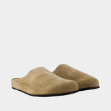 Clog Slides - COMMON PROJECTS - Leather - Beige