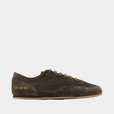 Minimal Slip Sneakers - COMMON PROJECTS - Leather - Brown