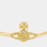 Grace Open Bangle Bracelet - Vivienne Westwood - Metal - Gold