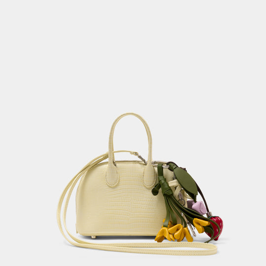 Lizard Toast Mini Bag - SELF PORTRAIT - Leather - Yellow