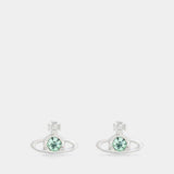 Nano Solitaire Earrings - Vivienne Westwood - Metal - Silver