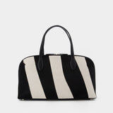 Medium Pony Hair Day Shopper Bag - TOTEME - Leather - White
