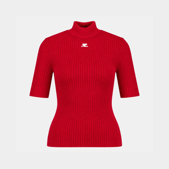 Reedition Ss Knitwear - Courreges - Synthetic - Red