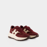 H669 Allacciato H trainers - Hogan - Leather - Burgundy