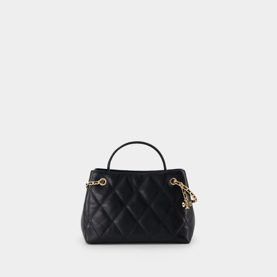 Fleming Small Carryall Purse - Tory Burch - Leather - Black