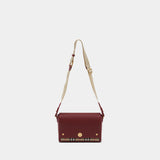 Ll Medium Note Purse - Burberry - Leather - Red