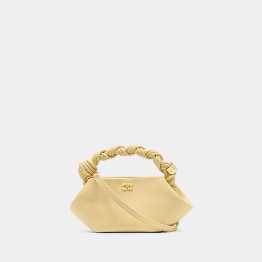 Bou Mini Purse - Ganni - Leather - Yellow