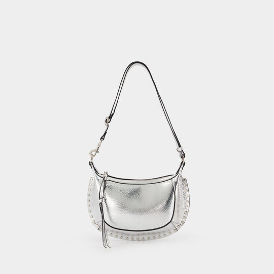Oskan Moon Shoulder Bag - Isabel Marant - Leather - Silver