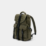 Re Tech Quilted Backpack - Ganni - Synthetic - Green