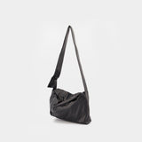 Puff  S Shoulder Bag - YOHJI YAMAMOTO - Leather - Black