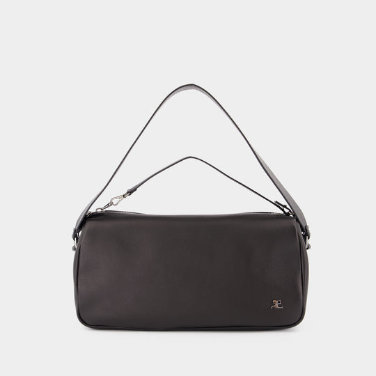 Three Sixty Shoulder Bag - Courreges - Leather - Black