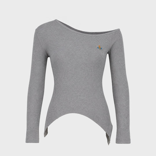 Ls Orgy T-Shirt - Vivienne Westwood - Synthetic - Grey