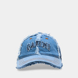 Cap - Ganni - Cotton - Multicolor