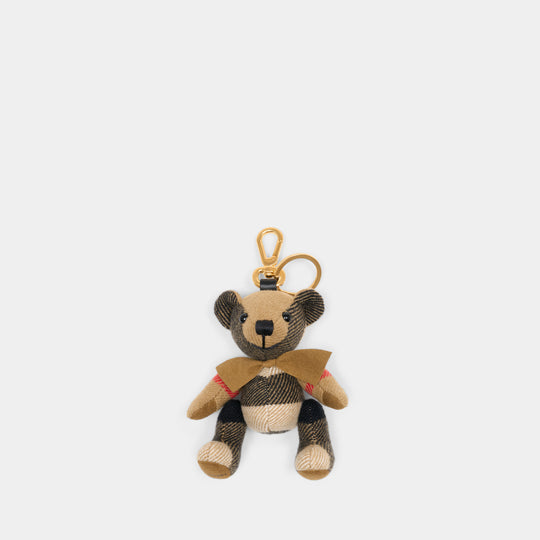 Ls Thomas Check Keychain - Burberry - Cashmere - Beige