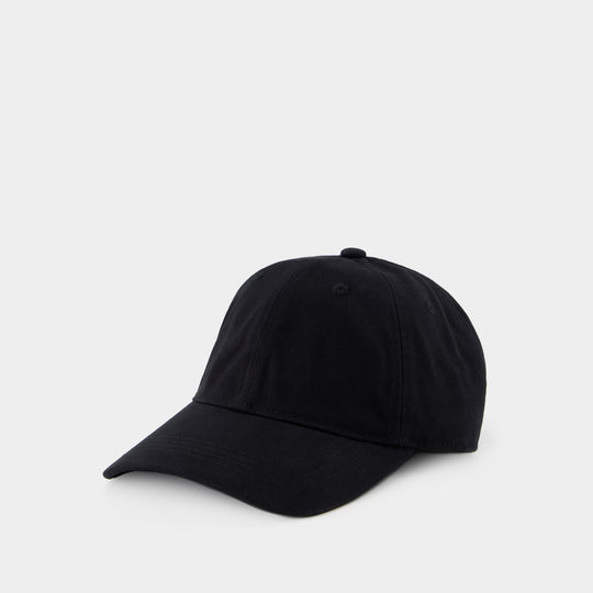 Cap - Acne Studios - Cotton - Black
