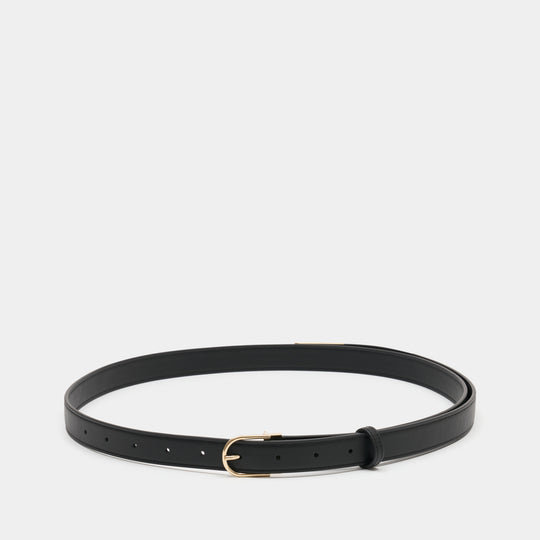 Dorian B Finite Belt - Victoria Beckham - Leather - Black