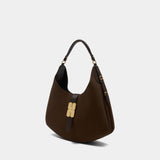 Kat Large Tote Bag - Ganni - Leather - Brown