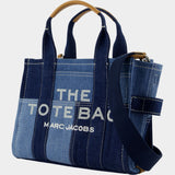 Mini Traveler Tote in Blue Denim Cotton