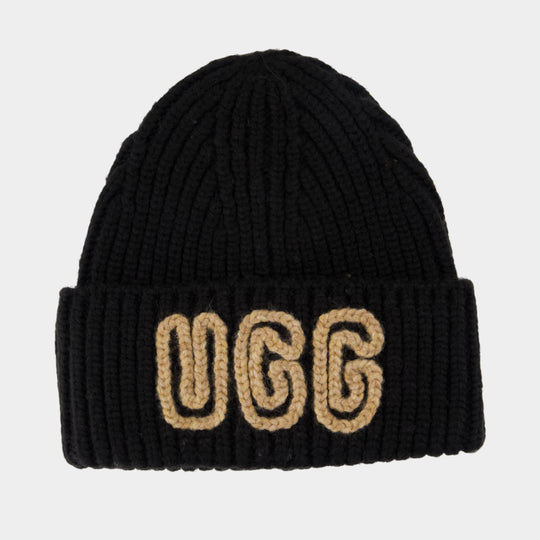 U Chunky Beanie - UGG - Acrylic - Black