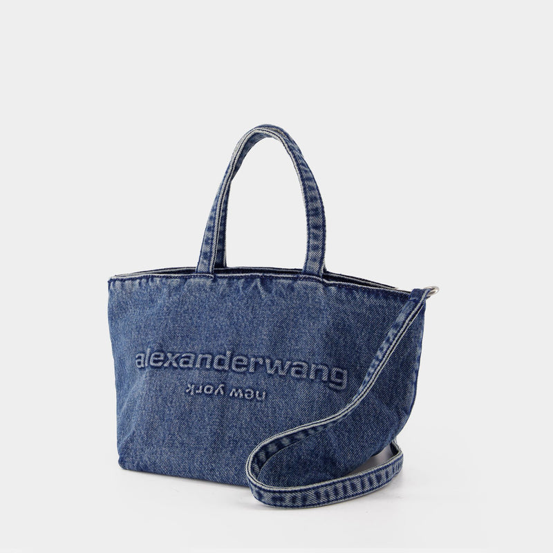 Punch Small Shopping Bag - Alexander Wang - Cotton - Blue