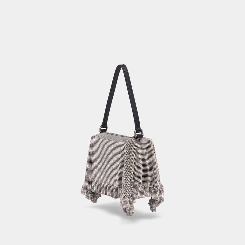 Divina clutch bag - Alexander Wang - Mesh - Silver