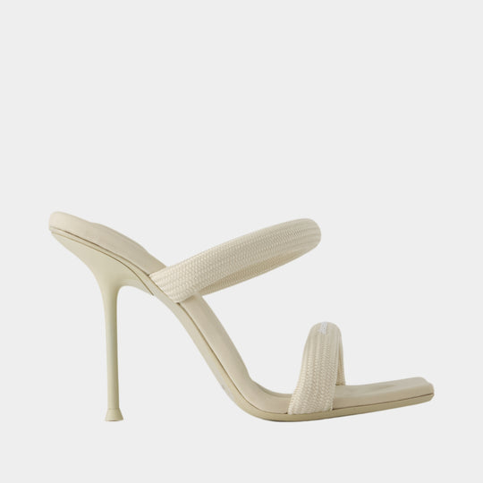 Julie Sandals - Alexander Wang - Nylon - Ivory