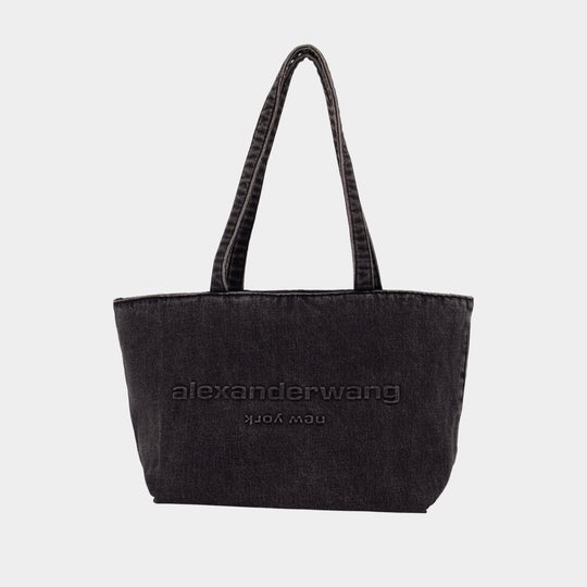Punch Medium Tote Bag - Alexander Wang - Cotton - Dark Grey