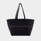 Punch Tote Bag - Alexander Wang - Cotton - Dark Grey