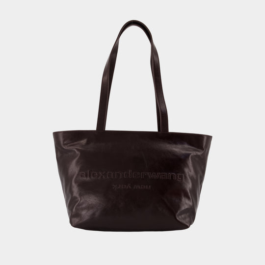 Punch Medium Tote Bag - Alexander Wang - Leather - Brown