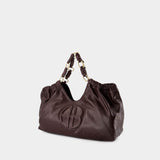 Kate Medium Tote - ANINE BING - Leather - Burgundy