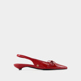 Zoey Pumps - ANINE BING - Leather - Red