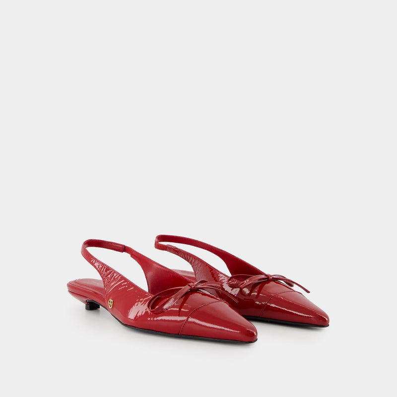 Zoey Pumps - ANINE BING - Leather - Red