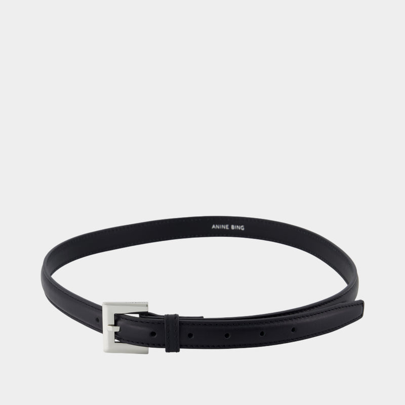 Nicola Belt - ANINE BING - Leather - Black