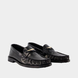 Amoc Loafers - ANINE BING - Leather - Black