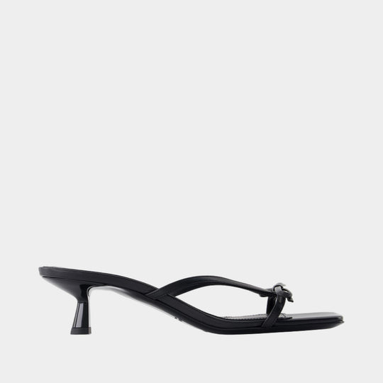 Jackie Sandals - ANINE BING - Leather - Black