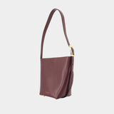 Elly Medium Shoulder Bag - ANINE BING - Leather - Burgundy