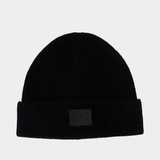 Carley Beanie - ANINE BING - Cashmere - Black