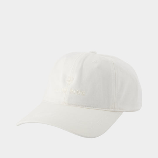 Jeremy Baseball Cap - ANINE BING - Cotton - White