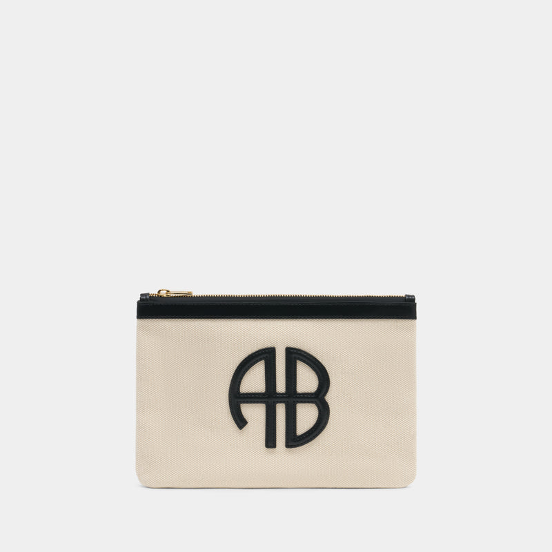Lili Clutch - ANINE BING - Cotton - Beige