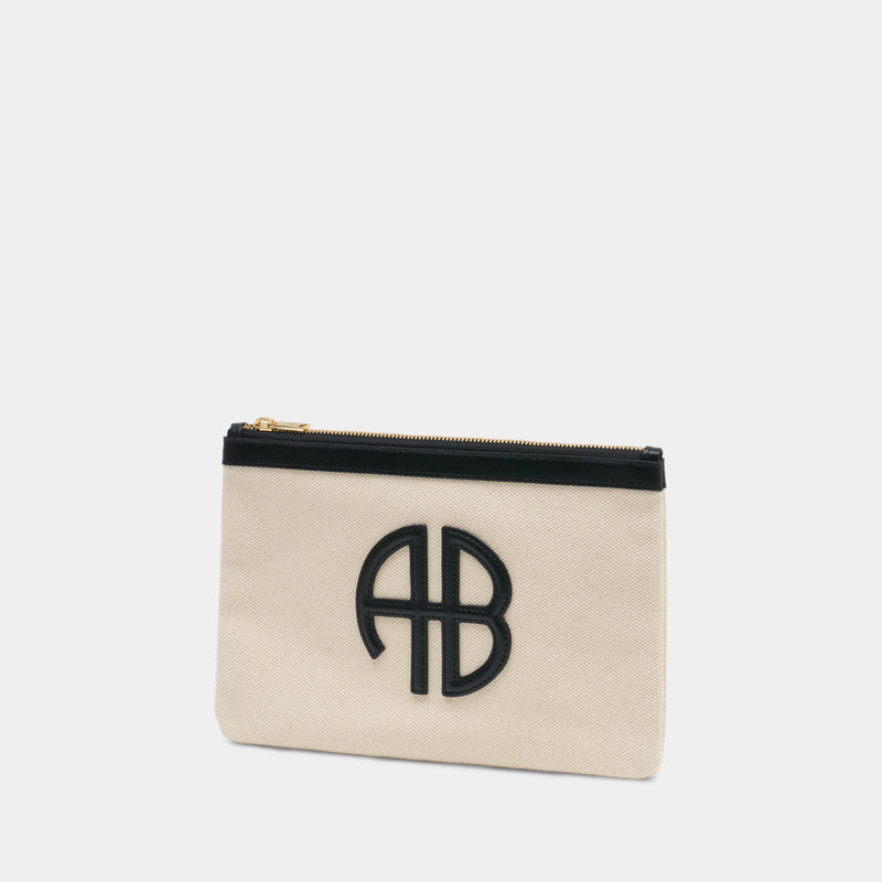 Lili Clutch - ANINE BING - Cotton - Beige