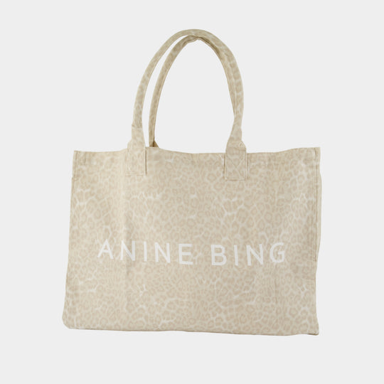 Leo Shopper Bag - ANINE BING - Cotton - Multicolor