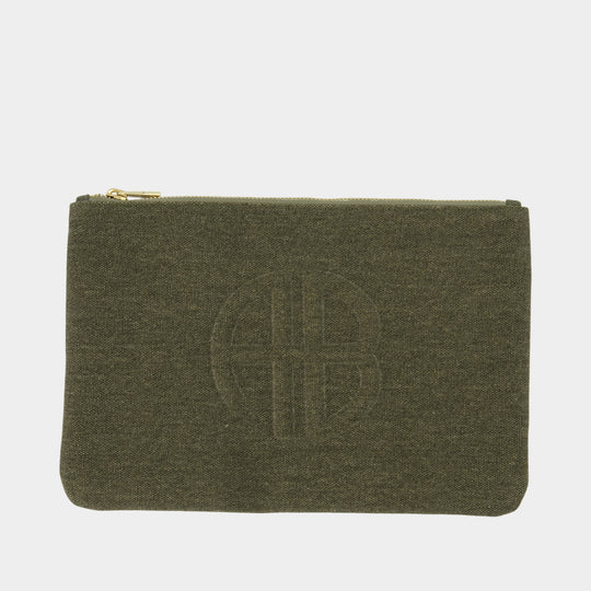Lili pouch - ANINE BING - Cotton - Green