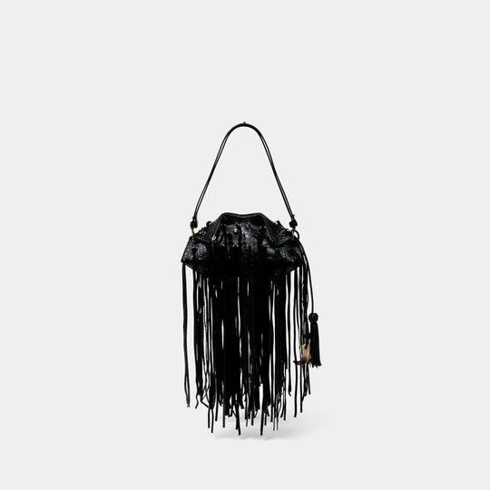 Manta Clutch - Alexander McQueen - Leather - Black