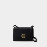 Tory Burch Miller黑色皮质单肩包