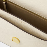 Miller Shoulder Bag - Tory Burch - Leather - Light Cream