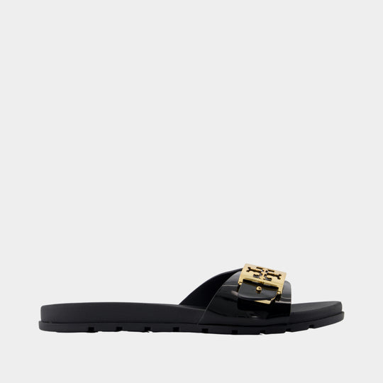 Mellow Buckle Sandals - Tory Burch - Synthetic - Black